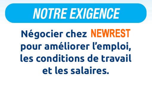 Snaa-unsa exige chez Newrest