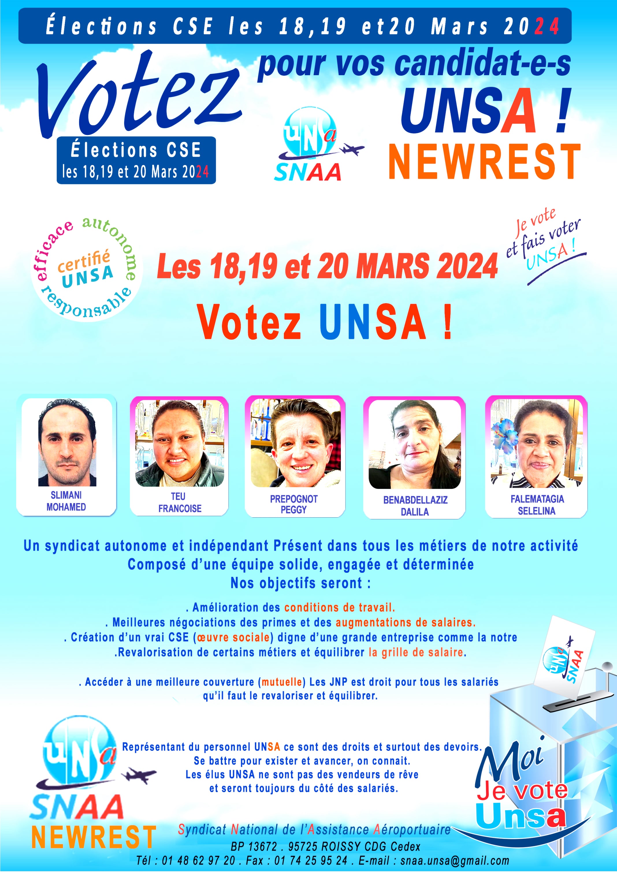 Profession de foi Newrest province